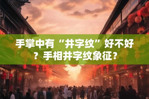 手掌中有“井字纹”好不好?手相井字纹象征? 手掌中有“井字纹”好不好?手相井字纹象征?
