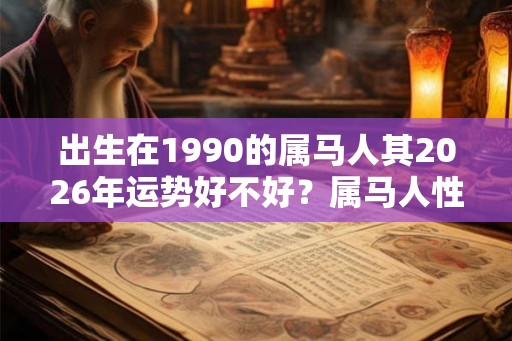 出生在1990的属马人其2026年运势好不好？属马人性格如何？