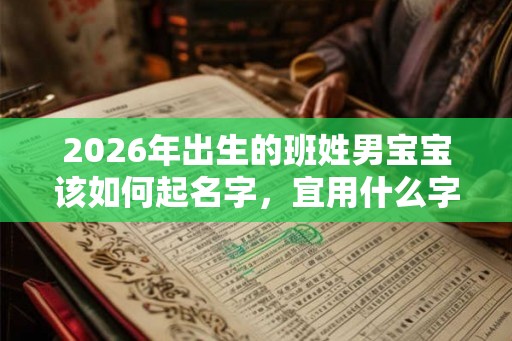 2026年出生的班姓男宝宝该如何起名字，宜用什么字。