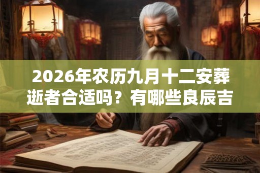 2026年农历九月十二安葬逝者合适吗？有哪些良辰吉时呢？