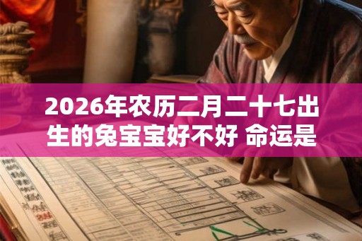 2026年农历二月二十七出生的兔宝宝好不好 命运是好是坏 2026年农历二月二十七出生的兔宝宝好不好 命运是好是坏