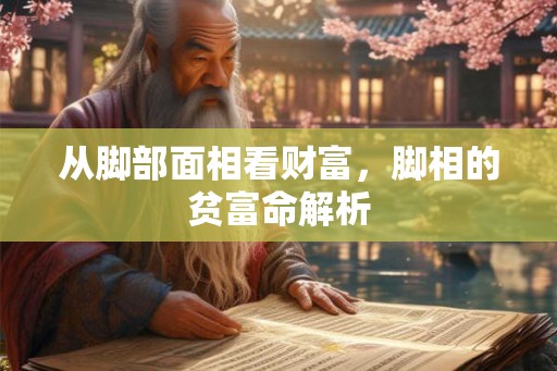 从脚部面相看财富，脚相的贫富命解析
