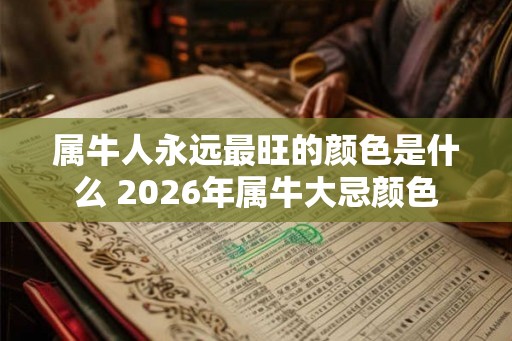 属牛人永远最旺的颜色是什么 2026年属牛大忌颜色