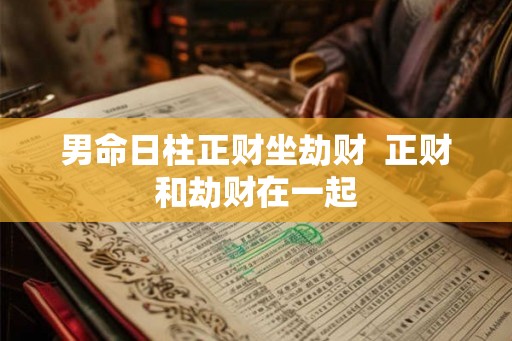 男命日柱正财坐劫财  正财和劫财在一起