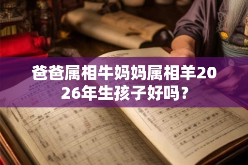 爸爸属相牛妈妈属相羊2026年生孩子好吗？