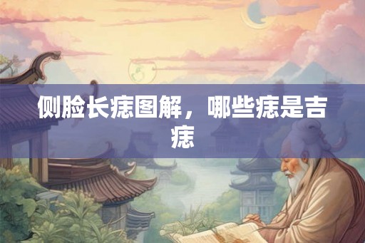侧脸长痣图解，哪些痣是吉痣
