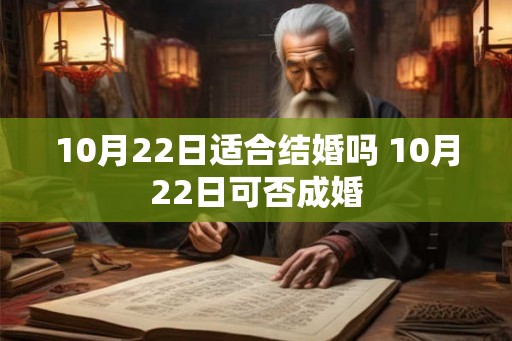 10月22日适合结婚吗 10月22日可否成婚