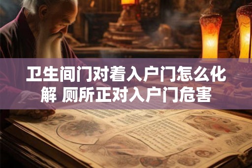 卫生间门对着入户门怎么化解 厕所正对入户门危害 卫生间门对着入户门怎么化解 厕所正对入户门危害