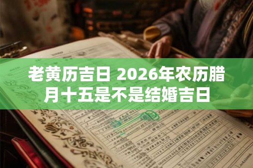 老黄历吉日 2026年农历腊月十五是不是结婚吉日