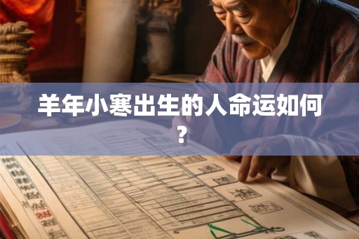 羊年小寒出生的人命运如何？