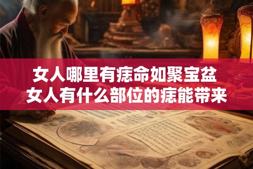女人哪里有痣命如聚宝盆 女人有什么部位的痣能带来好运