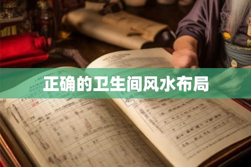 正确的卫生间风水布局
