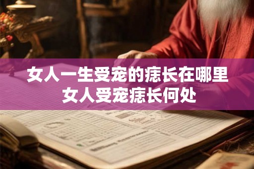 女人一生受宠的痣长在哪里 女人受宠痣长何处