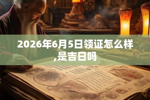 2026年6月5日领证怎么样,是吉日吗