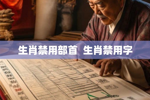 生肖禁用部首  生肖禁用字