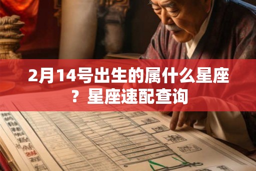 2月14号出生的属什么星座？星座速配查询