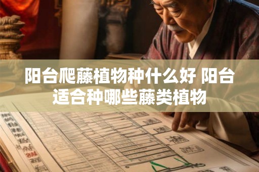 阳台爬藤植物种什么好 阳台适合种哪些藤类植物
