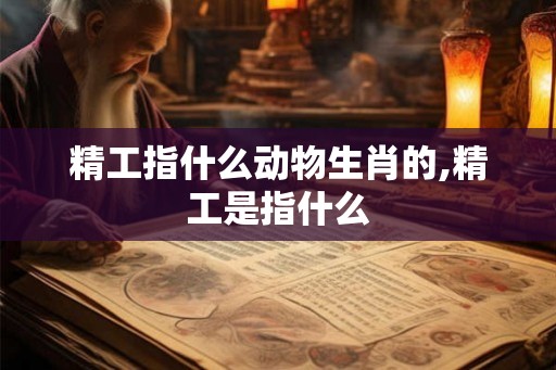精工指什么动物生肖的,精工是指什么