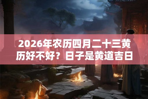 2026年农历四月二十三黄历好不好？日子是黄道吉日吗？
