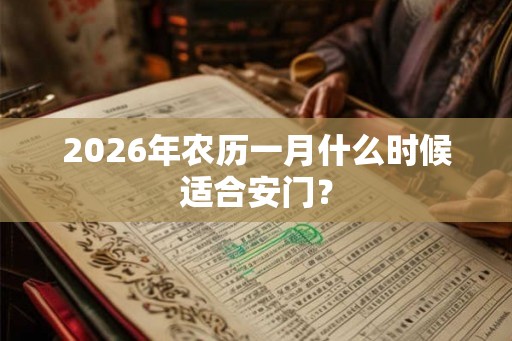 2026年农历一月什么时候适合安门？