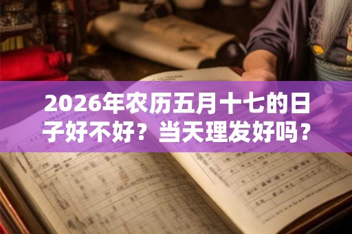 2026年农历五月十七的日子好不好？当天理发好吗？