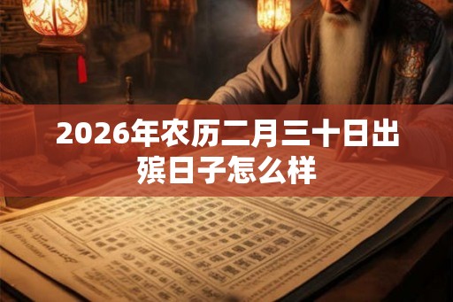 2026年农历二月三十日出殡日子怎么样