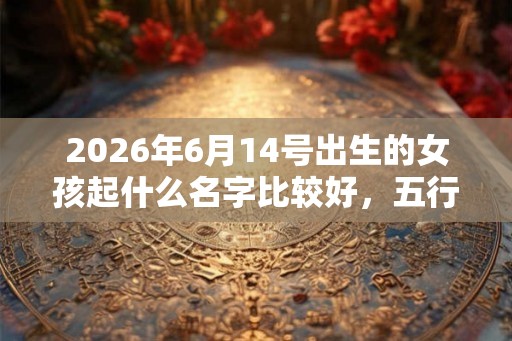 2026年6月14号出生的女孩起什么名字比较好,五行属什么 2026年6月14号出生的女孩起什么名字比较好,五行属什么