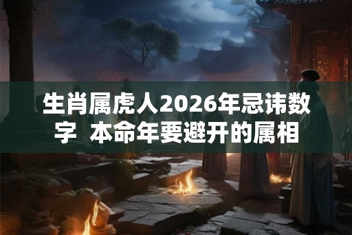 生肖属虎人2026年忌讳数字  本命年要避开的属相