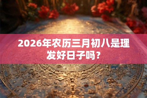 2026年农历三月初八是理发好日子吗？