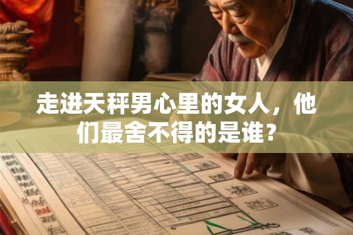 走进天秤男心里的女人，他们最舍不得的是谁？