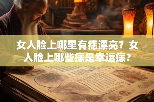 女人脸上哪里有痣漂亮?女人脸上哪些痣是幸运痣? 女人脸上哪里有痣漂亮?女人脸上哪些痣是幸运痣?