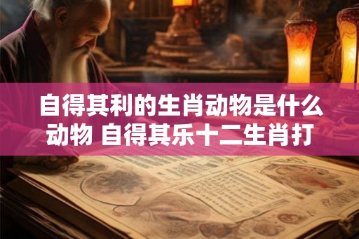 自得其利的生肖动物是什么动物 自得其乐十二生肖打一动物