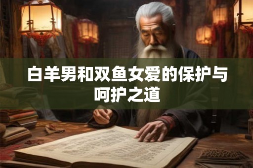 白羊男和双鱼女爱的保护与呵护之道