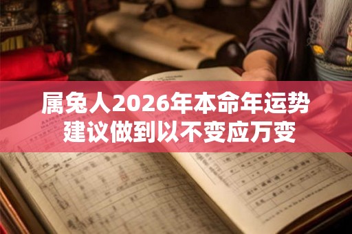 属兔人2026年本命年运势 建议做到以不变应万变