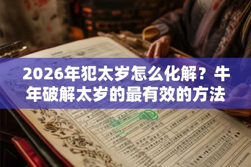 2026年犯太岁怎么化解？牛年破解太岁的最有效的方法？