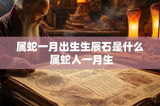 属蛇一月出生生辰石是什么 属蛇人一月生