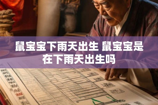 鼠宝宝下雨天出生 鼠宝宝是在下雨天出生吗 鼠宝宝下雨天出生 鼠宝宝是在下雨天出生吗