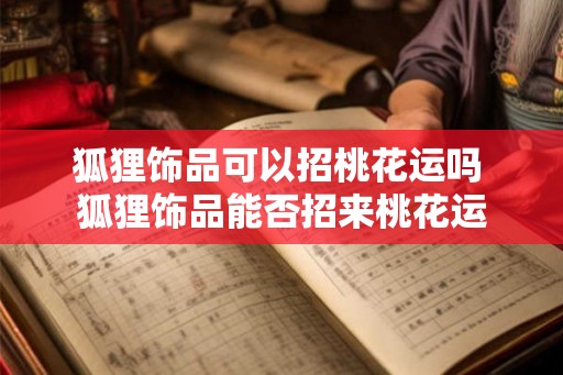 狐狸饰品可以招桃花运吗 狐狸饰品能否招来桃花运