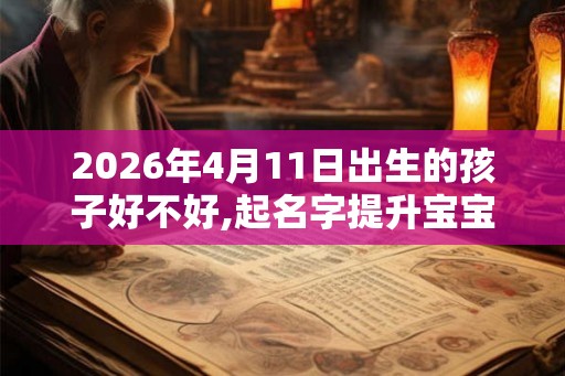 2026年4月11日出生的孩子好不好,起名字提升宝宝命格
