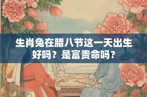 生肖兔在腊八节这一天出生好吗？是富贵命吗？