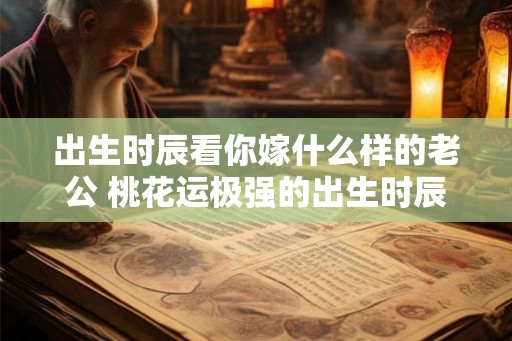 出生时辰看你嫁什么样的老公 桃花运极强的出生时辰