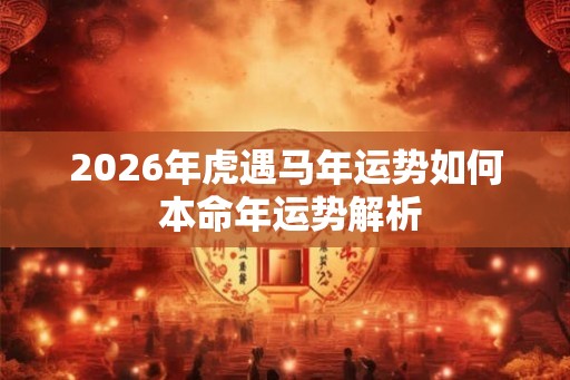 2026年虎遇马年运势如何 本命年运势解析