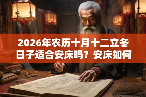 2026年农历十月十二立冬日子适合安床吗？安床如何选吉日？