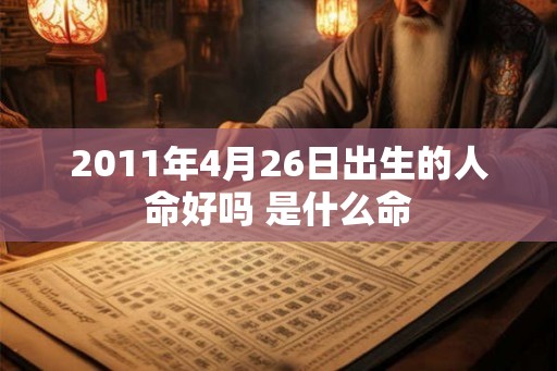 2011年4月26日出生的人命好吗 是什么命