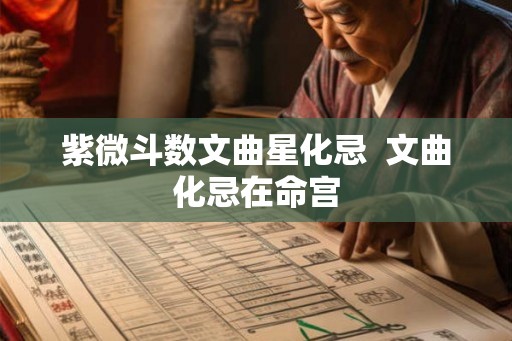 紫微斗数文曲星化忌 文曲化忌在命宫 紫微斗数文曲星化忌 文曲化忌在命宫