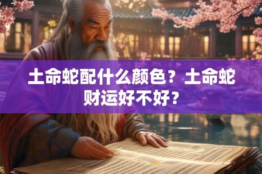 土命蛇配什么颜色？土命蛇财运好不好？