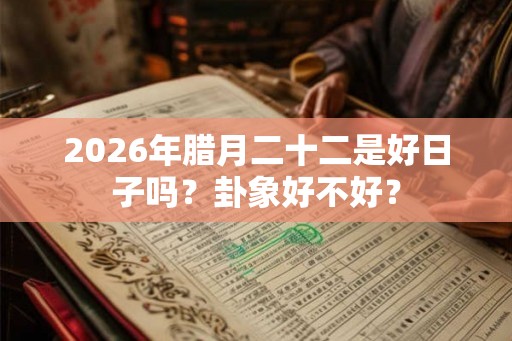 2026年腊月二十二是好日子吗？卦象好不好？