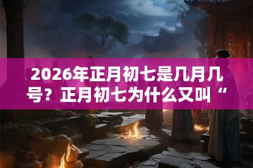 2026年正月初七是几月几号？正月初七为什么又叫“人日”？