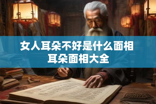 女人耳朵不好是什么面相 耳朵面相大全