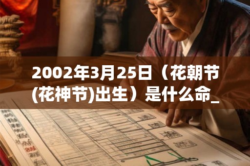 2002年3月25日（花朝节(花神节)出生）是什么命_命运如何